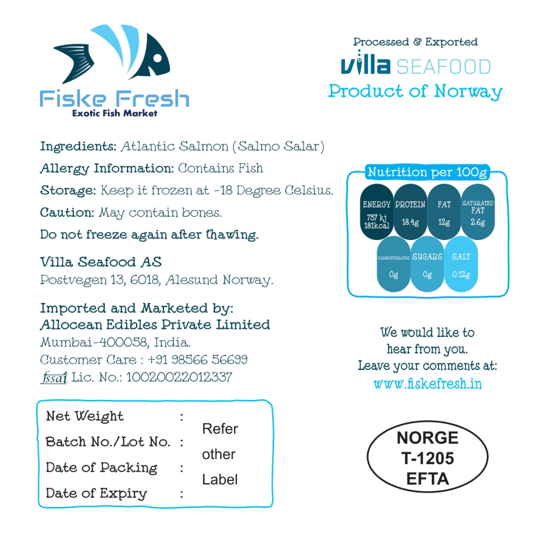 Frozen Atlantic Salmon – Fillet